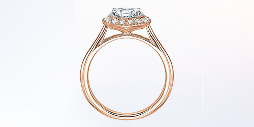StoneShapeandSize-img Rose Gold Olivia Halo Engagement Ring