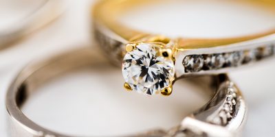 Engagement diamond wedding ring group on white background, diamond, golden rings Engagement diamond wedding ring group on white background, golden, diamond rings
