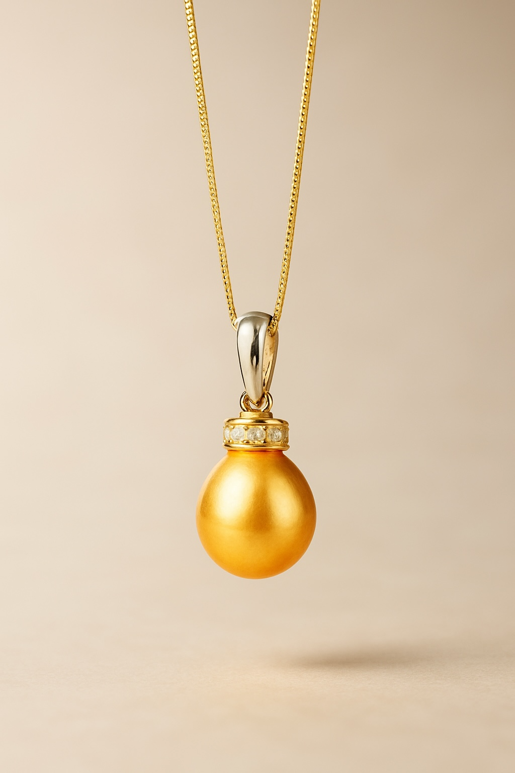 goldenpearlpendant Golden Aurora Pendant