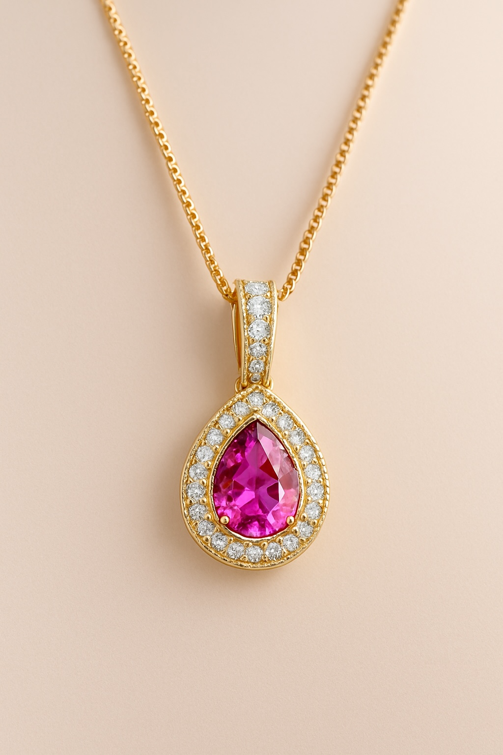pinktourmalinependant Blush Royale Tourmaline Pendant