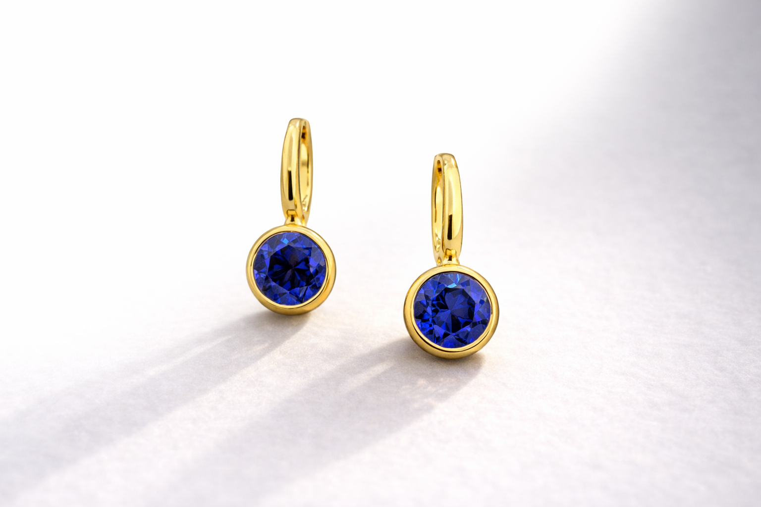 sapphire earrings Selene Drops