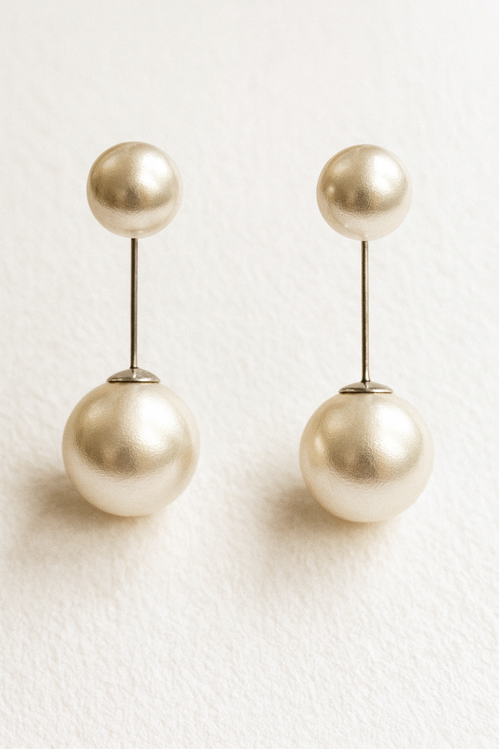 pearl earrings Celeste Duo Pearl Earrings