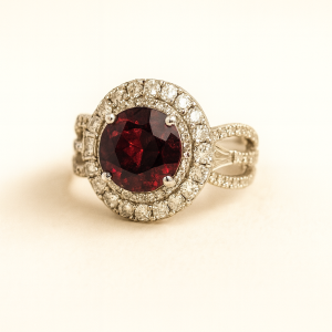 Crimson Radiance Ring