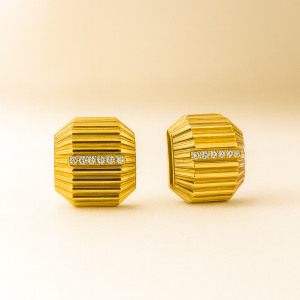 Aurelia Panel Gold Earrings