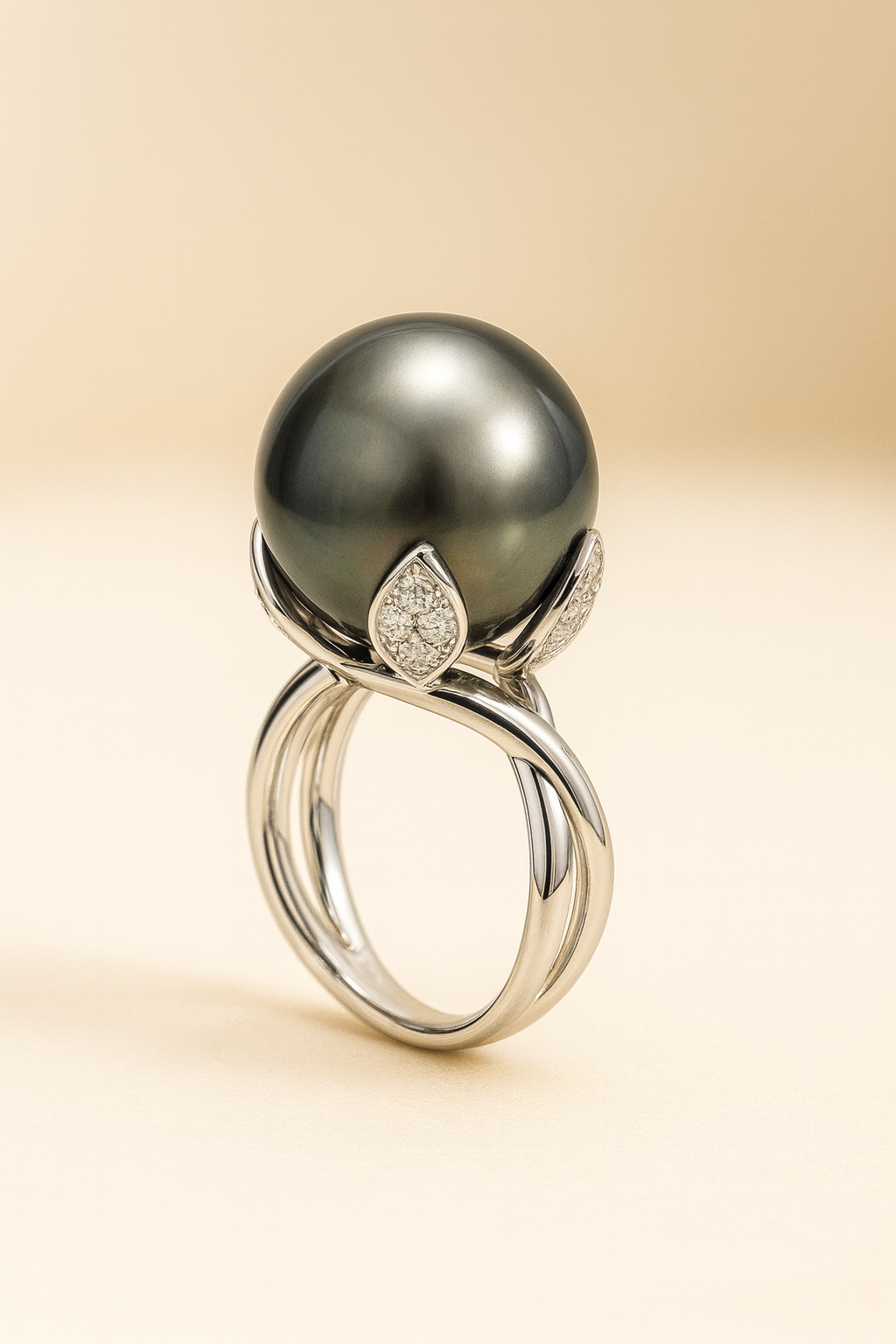 Tahitian Pearl Ring Tahitian Pearl Bloom Ring