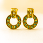 Pearl Sapphires Earrings