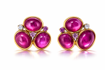 Rosalia Bloom Ruby Earrings