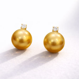 Aurelia South Sea Pearl Diamond Studs