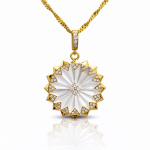 Meta Diamond Round Pave Band
