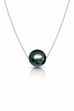 Midnight Tide Tahitian Slider Necklace