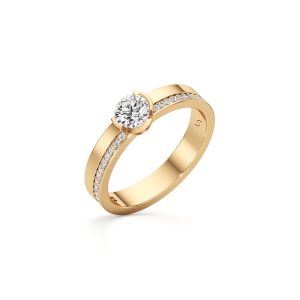 Meta Diamond Round Pave Band