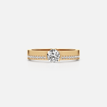 Meta Diamond Round Pave Band