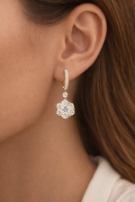 Luna Fiora Diamond Dangle Earrings