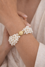 Lumiere Cascade Multi Strand Pearl Bracelet