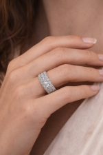 Lumiere Pave Cocktail Diamond Band