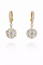 Luna Fiora Diamond Dangle Earrings