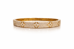 Fleur Royale Pave Bangle
