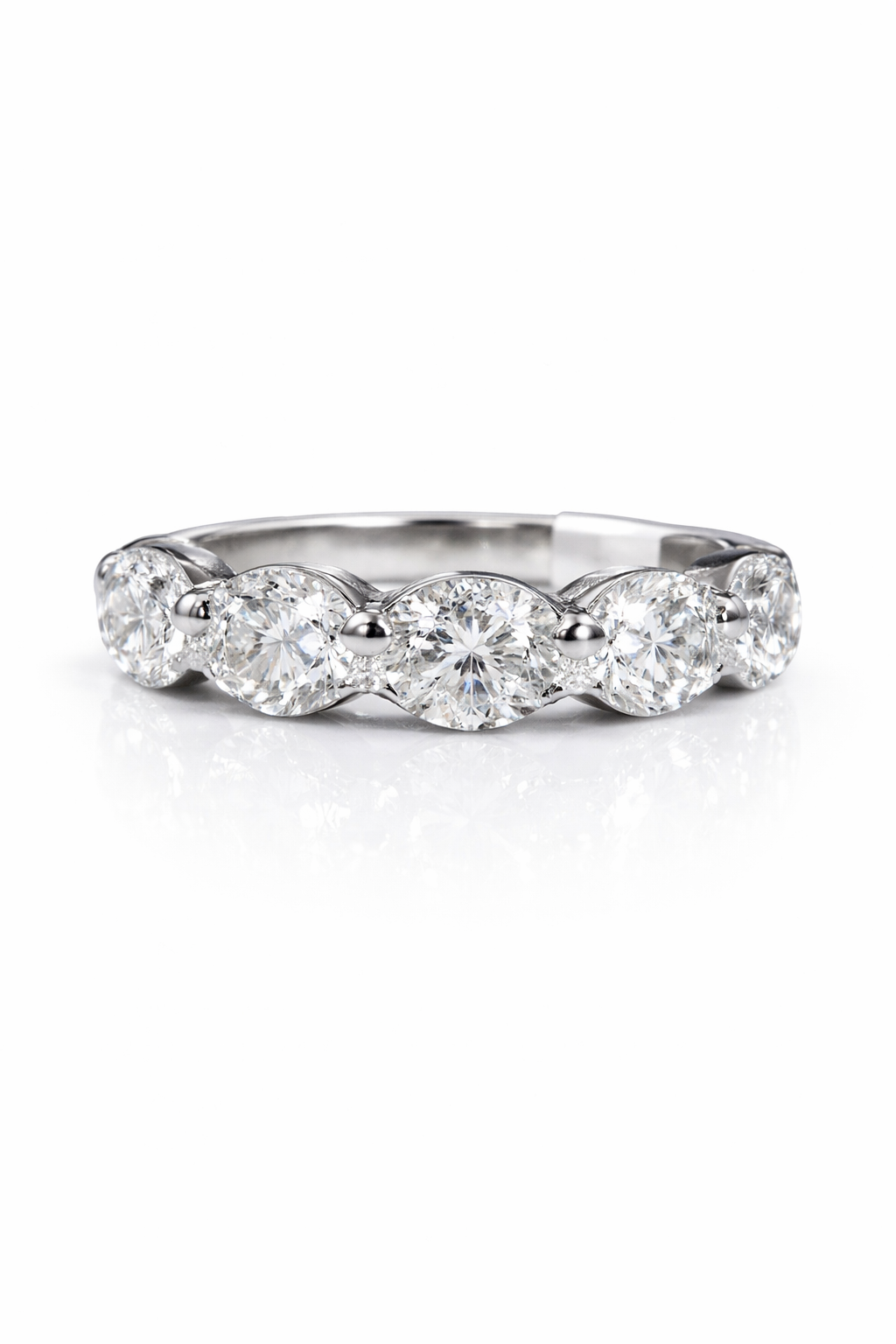 oval diamond band The Verona Oval Diamond Band