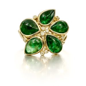 Emerald Fleur Royale Ring
