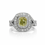 The Aurelia Oval Halo Ring