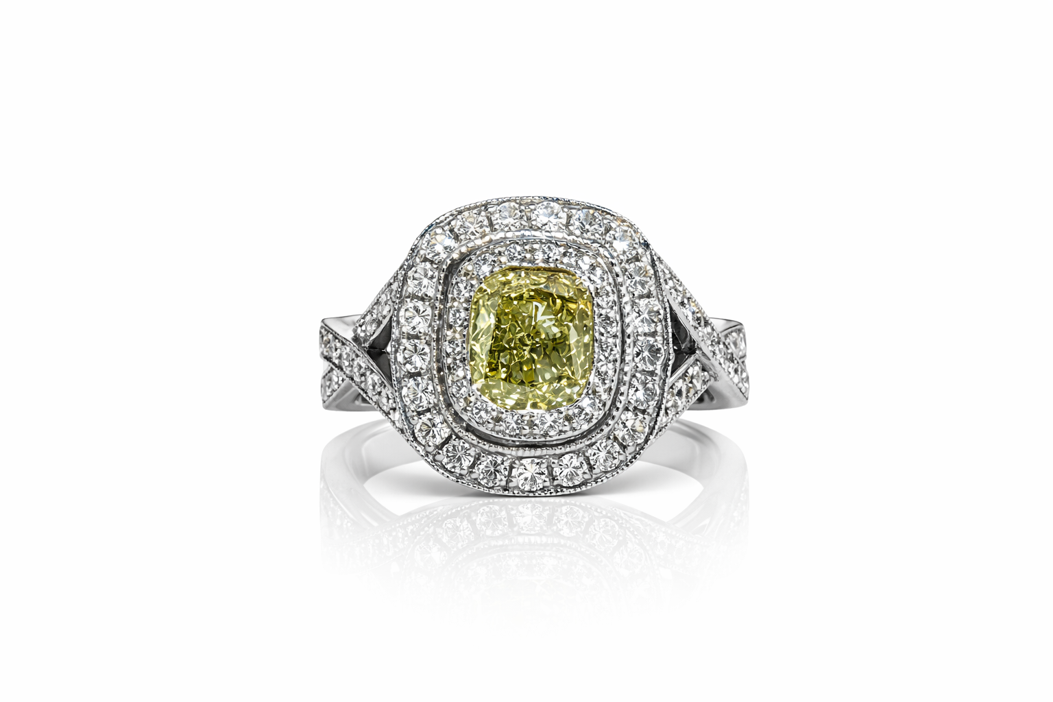 yellowdiamondengagementring The Soleil Eternel Canary Diamond Ring