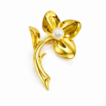 Yellow Gold Diamond Flower Ring | Floral Diamond Ring | Soleil Fleur Ring