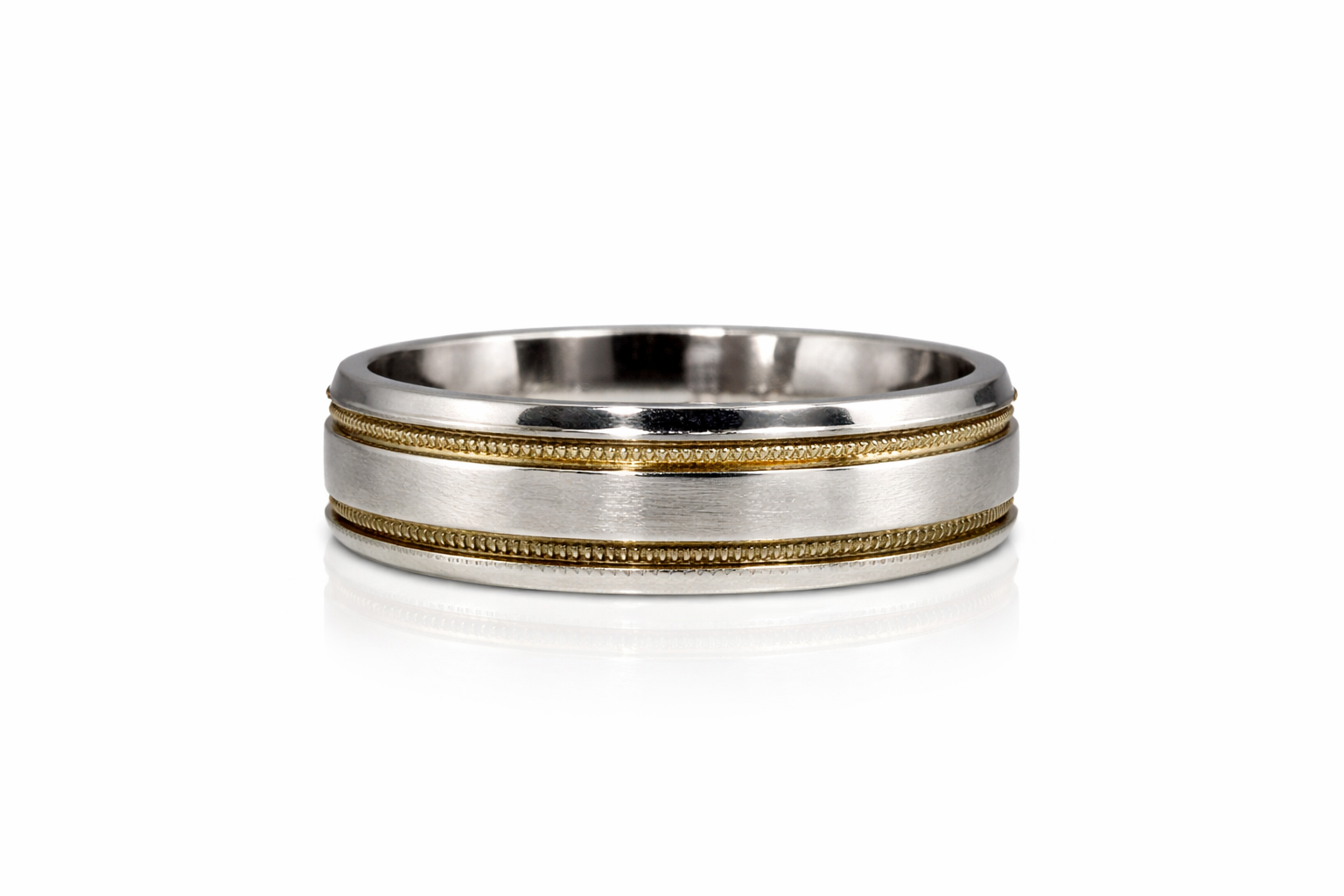gold wedding band Imperio Braided Gold Band