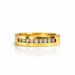 The Roselle Hexa Diamond Band