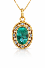 Azzurra Verde Chrysocolla Necklace