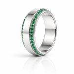 Nocturne Diamond Wedding Band
