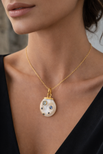 Luminara Pearl & Tanzanite Pendant