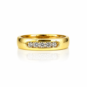 Aurielle Channel Diamond Band
