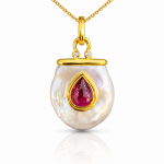 Celestine Aura Pendant