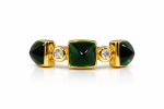 Aurelia Pyramid Emerald Ring