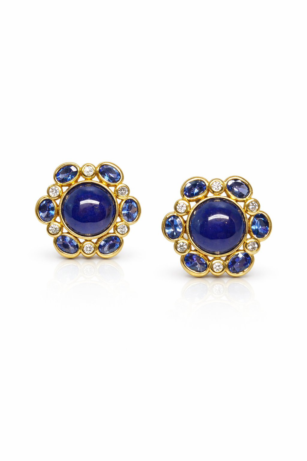 tanzanite earrings Azure Fiora Tanzanite Earrings